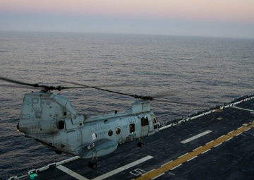 HMM-364 ends mission aboard USS America, departs to Camp Pendleton