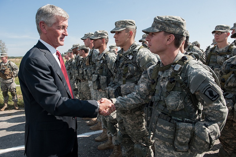 Army Secretary visits US Soldiers in Ukraine