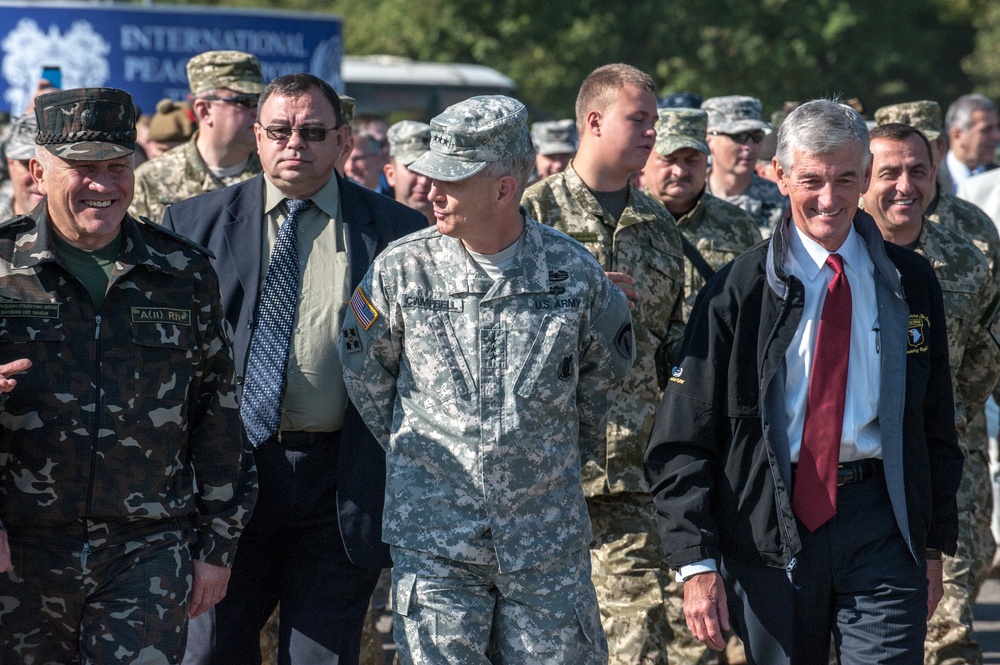 Army Secretary witnesses Rapid Trident in Ukraine