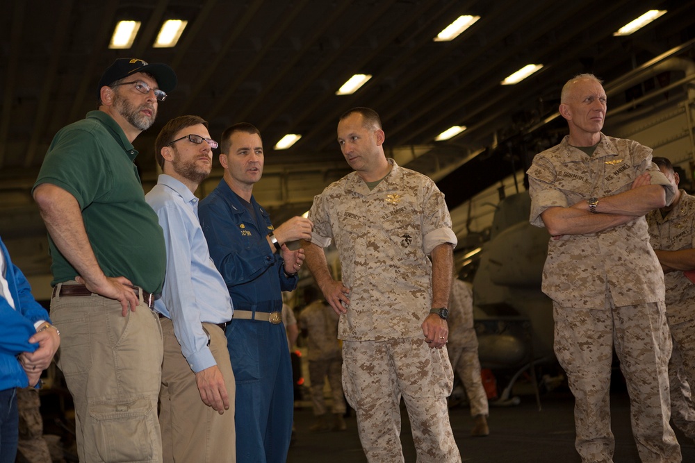 CAPE director tours USS Iwo Jima, ARG/MEU capabilities