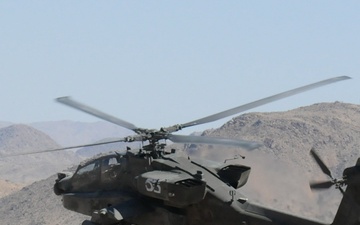 Apache attack helicopter