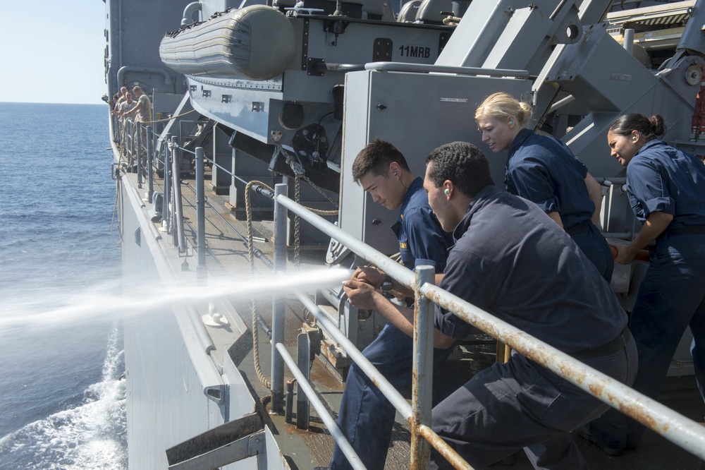 USS Germantown operations