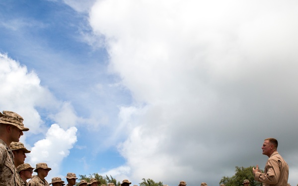 Senior leaders visit Marines on Tinian