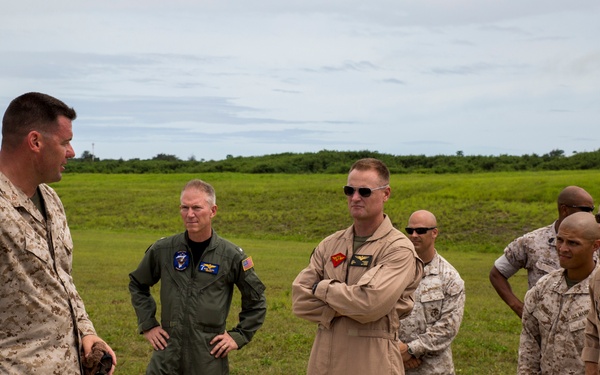 Senior leaders visit Marines on Tinian