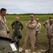Senior leaders visit Marines on Tinian