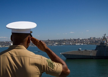 SPMAGTF-South arrives in San Diego aboard USS America