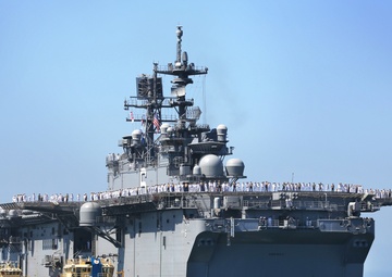 SPMAGTF-South arrives in San Diego aboard USS America