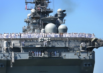 SPMAGTF-South arrives in San Diego aboard USS America