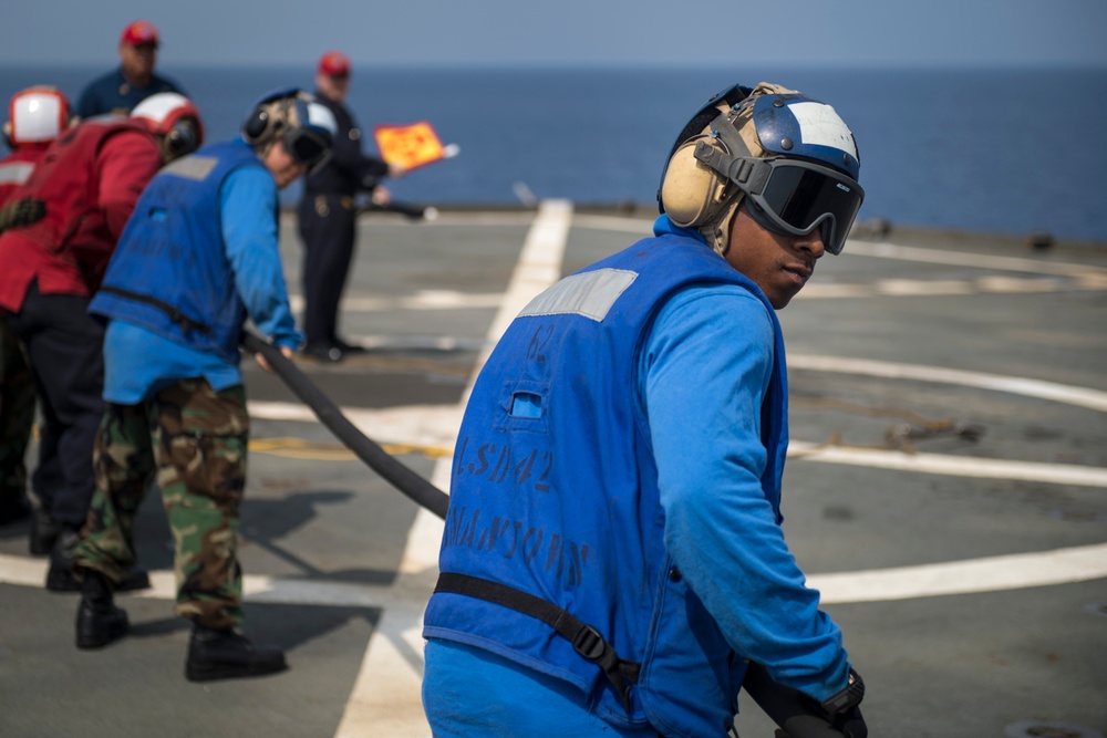 USS Germantown operations