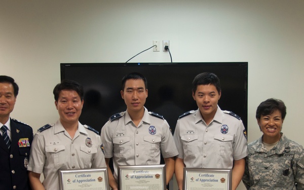 Yongsan thanks Korean National Police for serving community