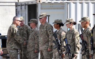 Gen. Campbell visits Task Force Volunteer