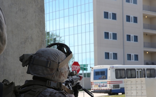 3/2 Marines assault Fort A.P. Hill MOUT town