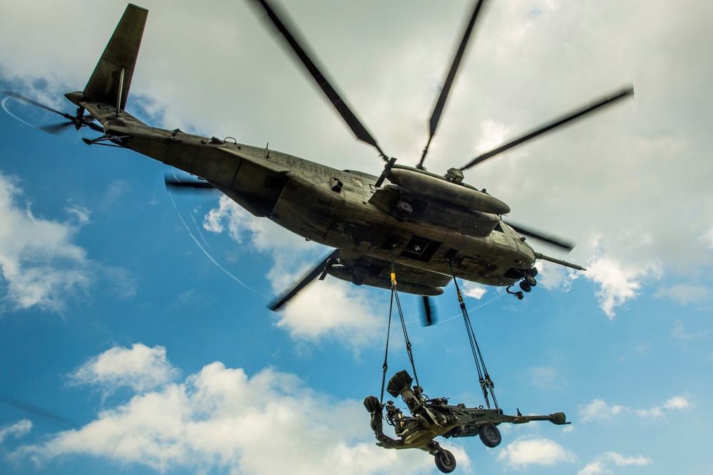 Marines ensure mission accomplishment through external helo lifts