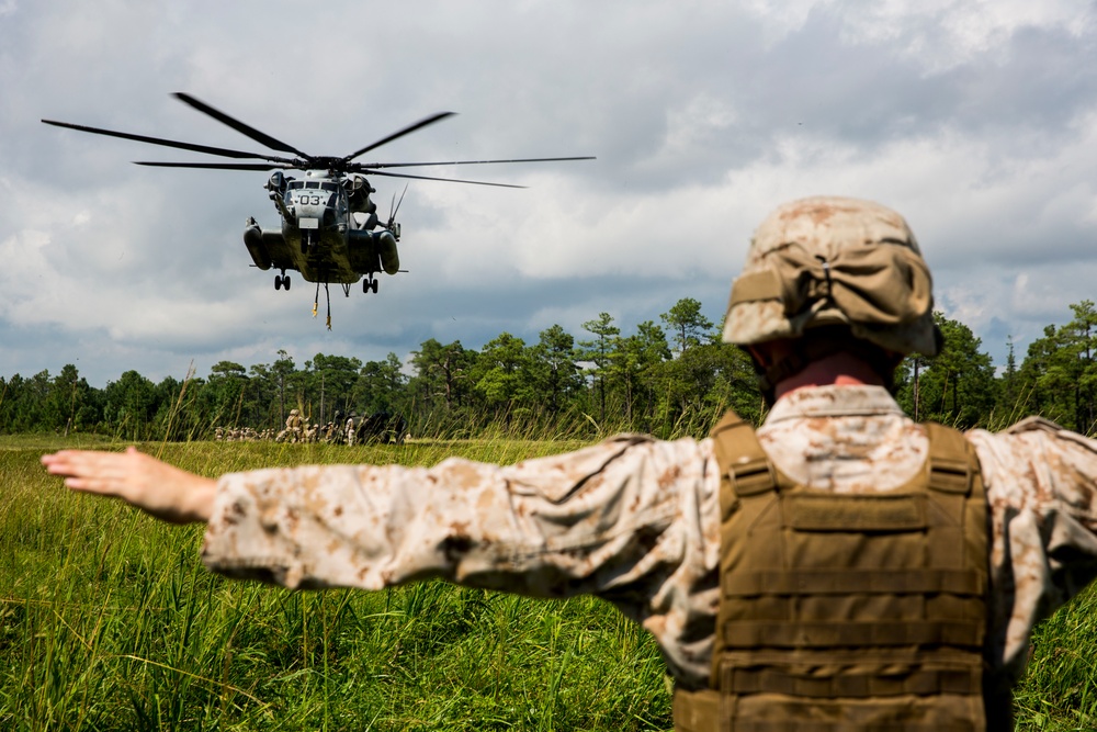 Marines ensure mission accomplishment through external helo lifts