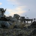 M249 machine gun fire