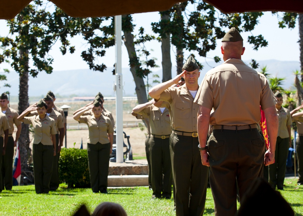 Alpha Company Change of Command