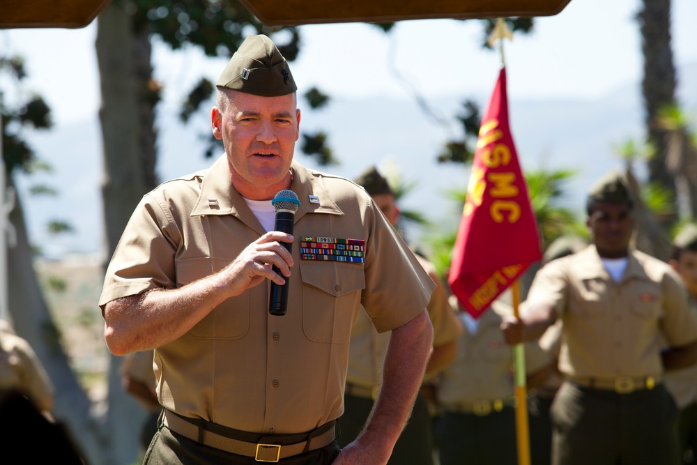 Alpha Company Change of Command