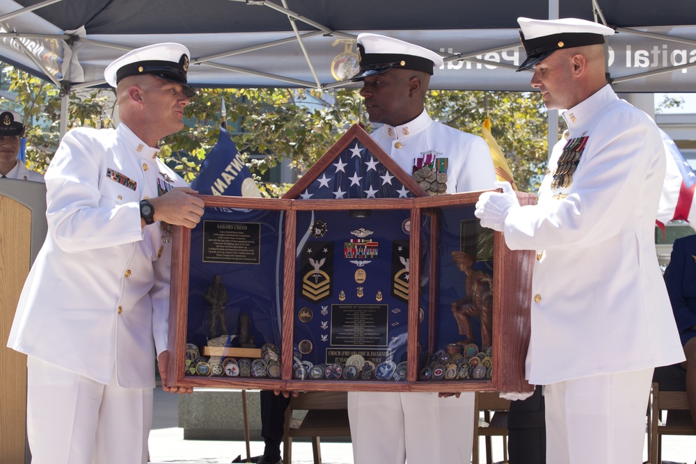 Command Master Chief Faulkner Retirement Ceremony