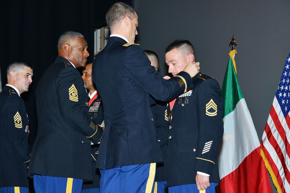 Sgt. Morales Club induction ceremony, Caserma Ederle, Vicenza, Italy