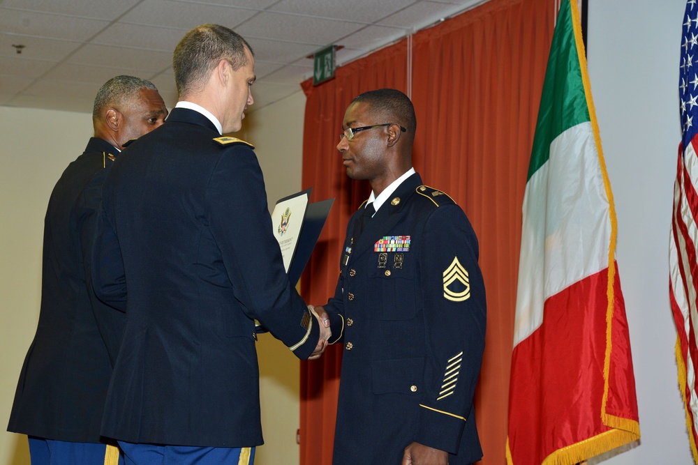 USAG Vicenza quarterly retirement ceremony