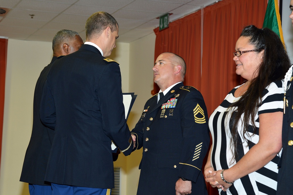 USAG Vicenza quarterly retirement ceremony