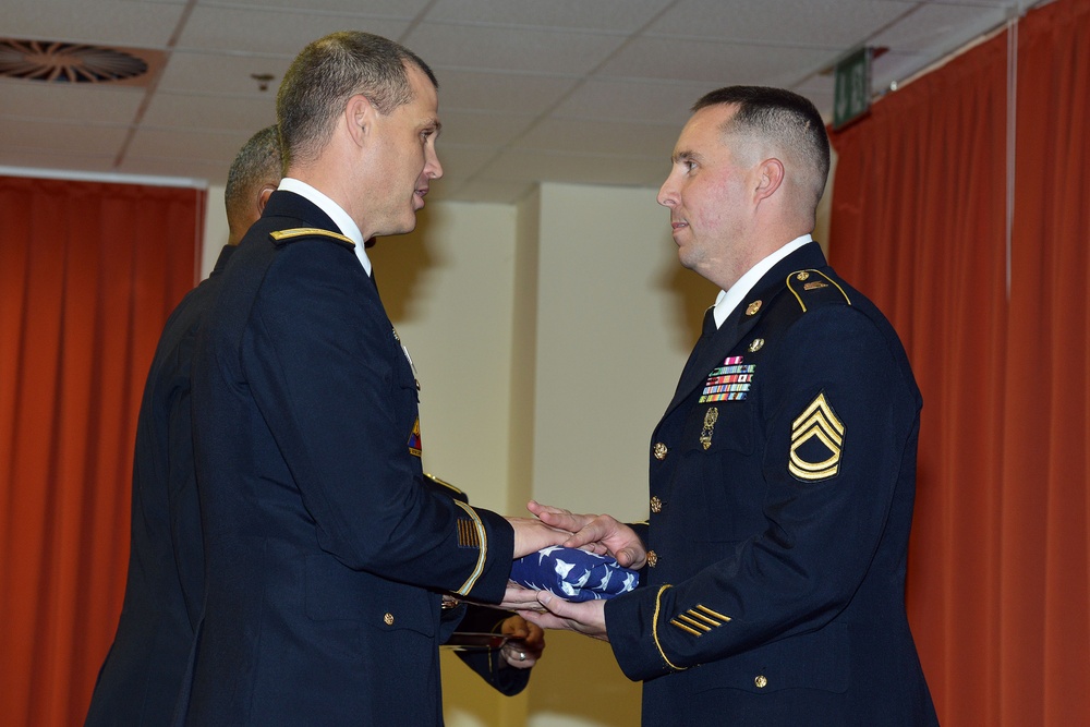 USAG Vicenza quarterly retirement ceremony