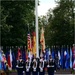 The casing of the USAG Schweinfurt colors for the final time