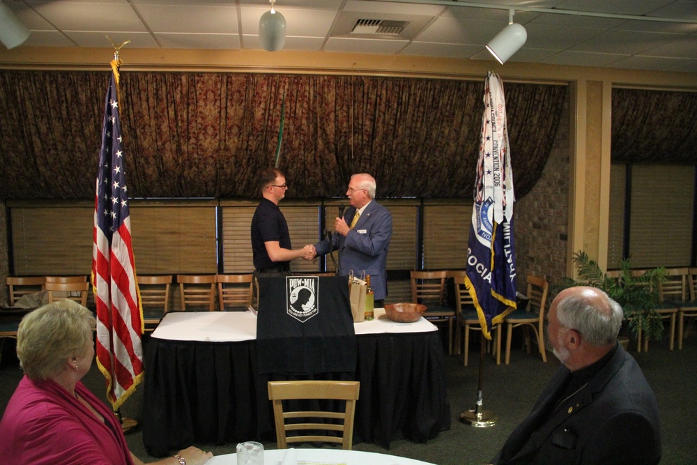 Military association recognize Vanguard soldier for heroic actions in Afghanistan