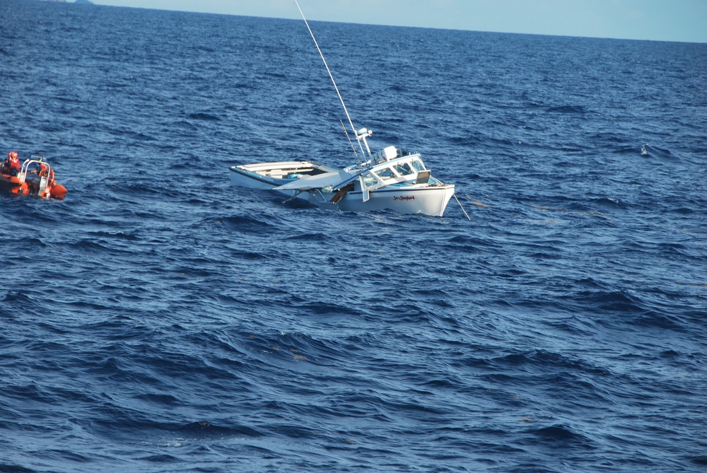 Coast Guard cutter involved in collision with fishing vessel off Puerto Rico