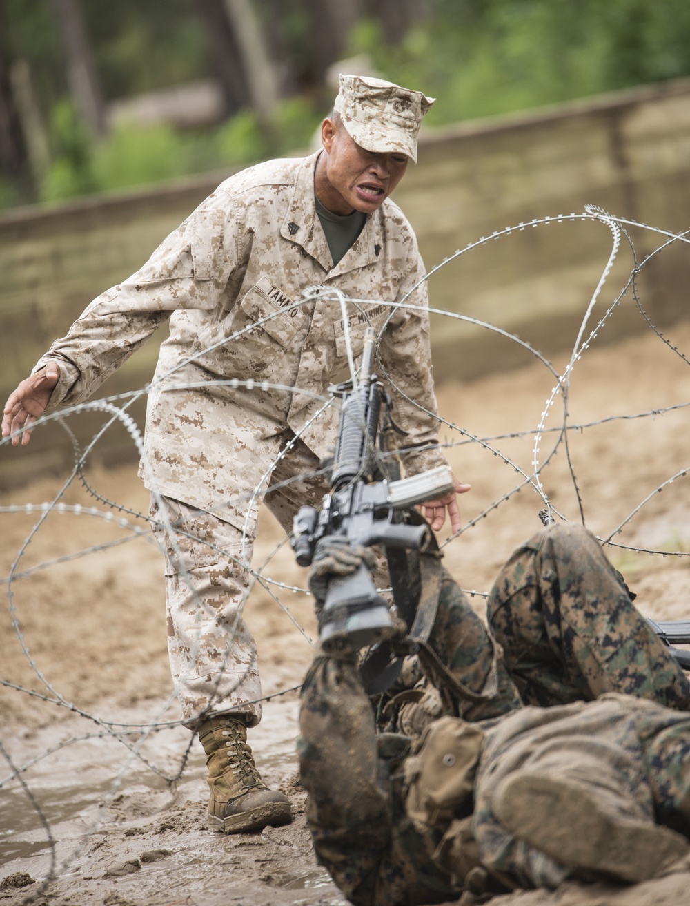 Honolulu native a Marine Corps drill instructor on Parris Island