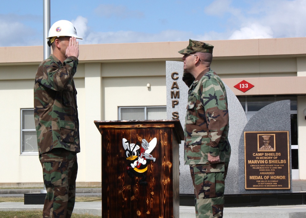 NMCB-133 ceremony