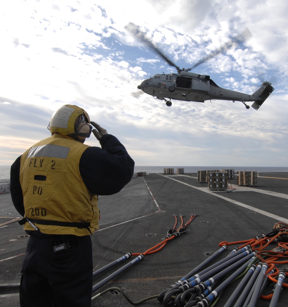 USS Dwight D. Eisenhower action