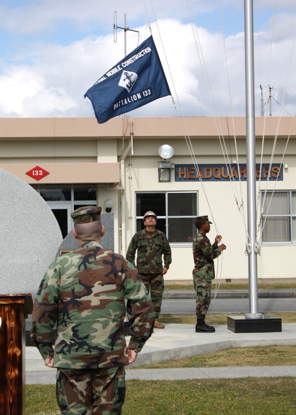 NMCB-133 ceremony