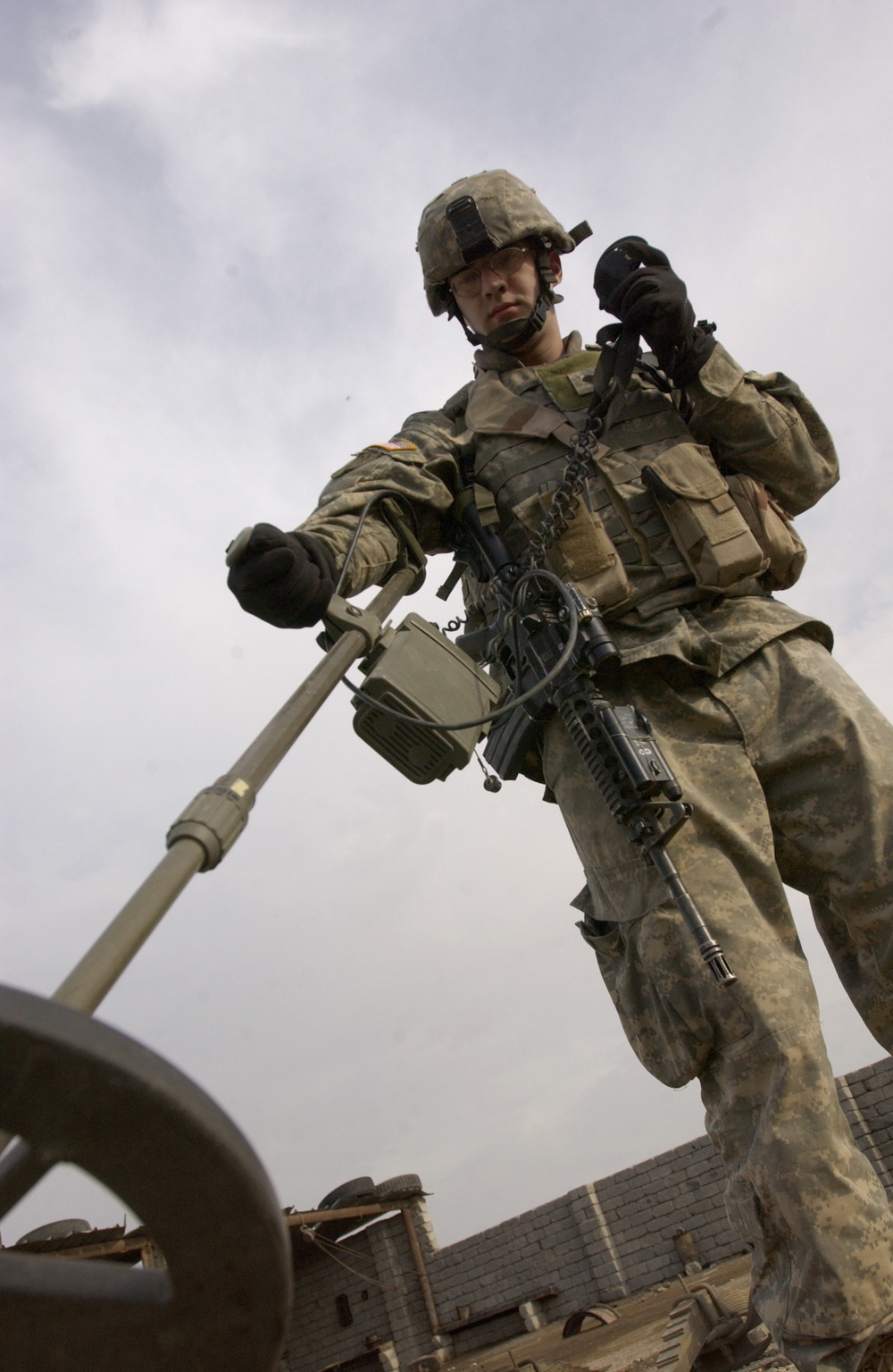 Neighborhood patrol in Mosul