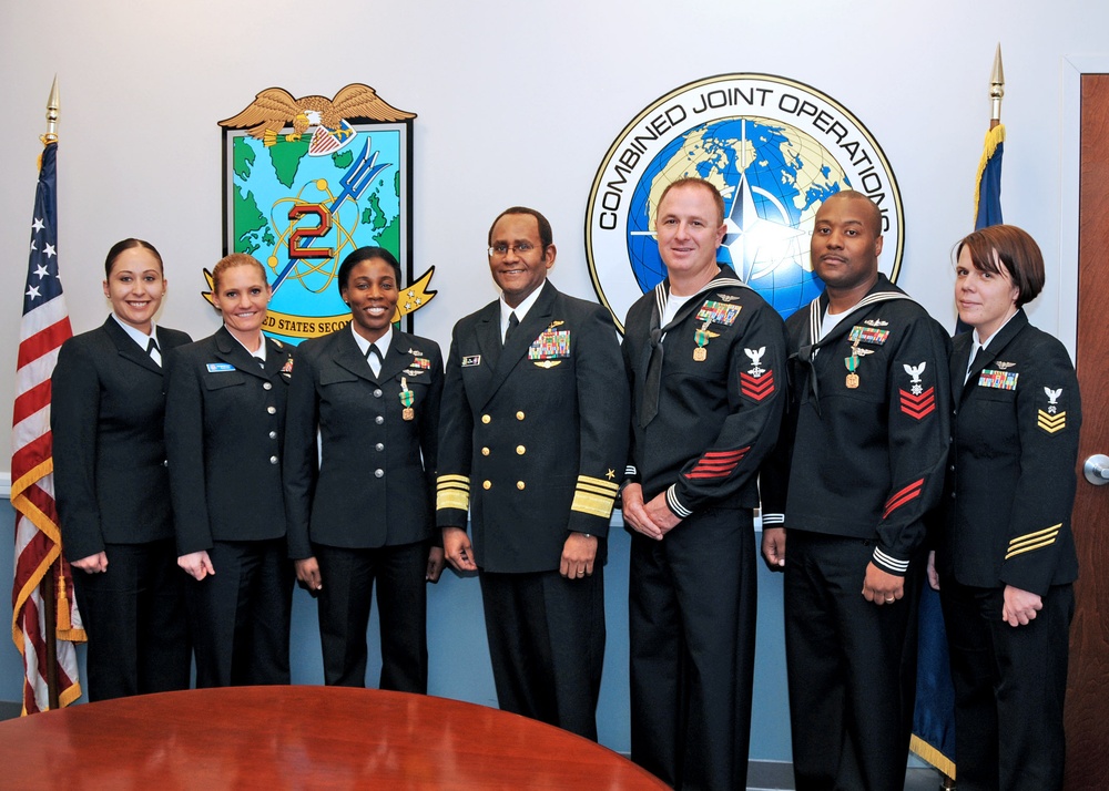 US 2nd Fleet Sea and Shore Sailor of the Year 2008 nominees