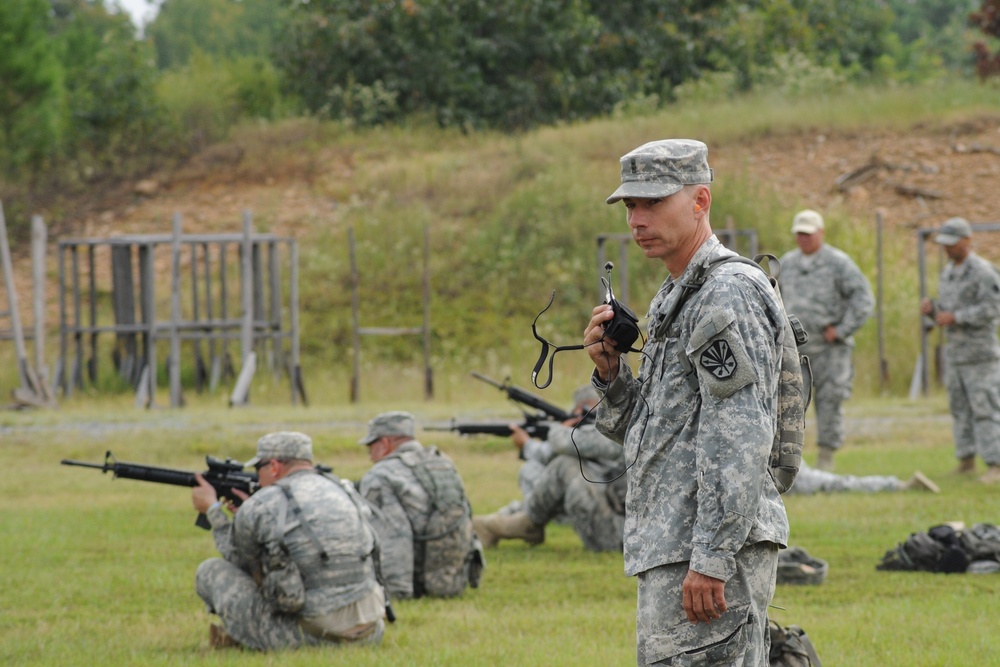 Chief Warrant Officer 2 Marcott oversees All Guard tryouts