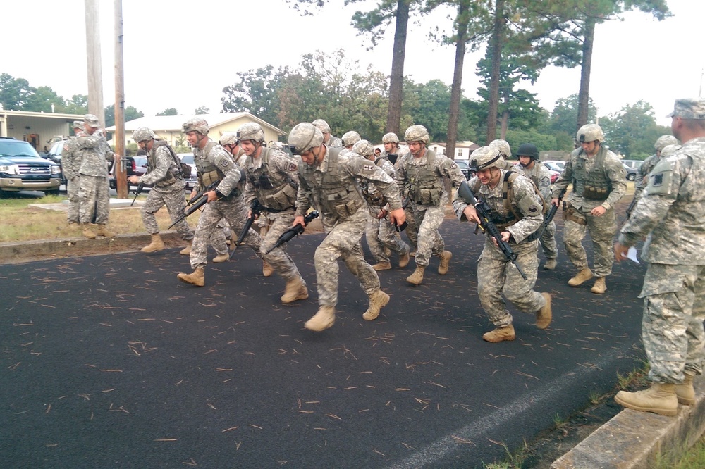 All Guard candidates prepare for the one mile combat run