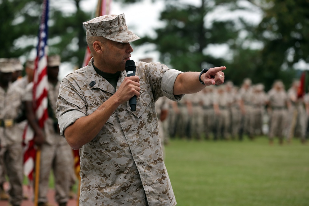 II Marine Expeditionary Force embraces new Sergeant Major