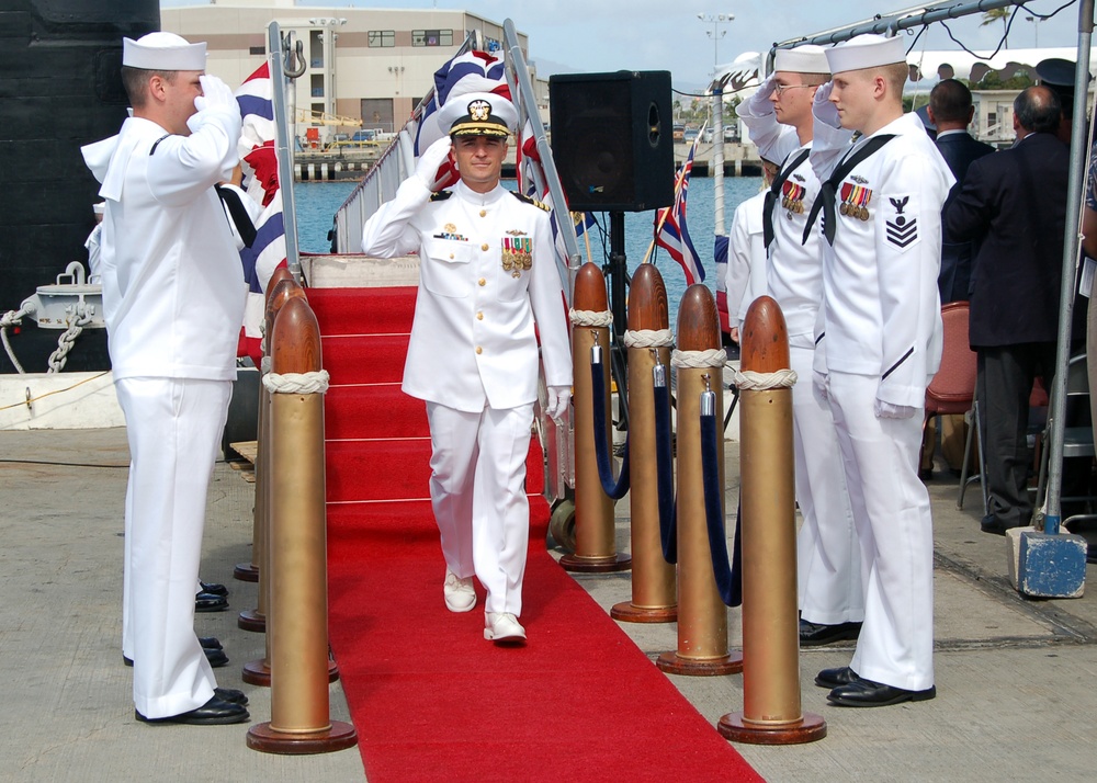 Change of command ceremony