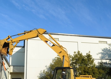 Demolition of Garrard Hall
