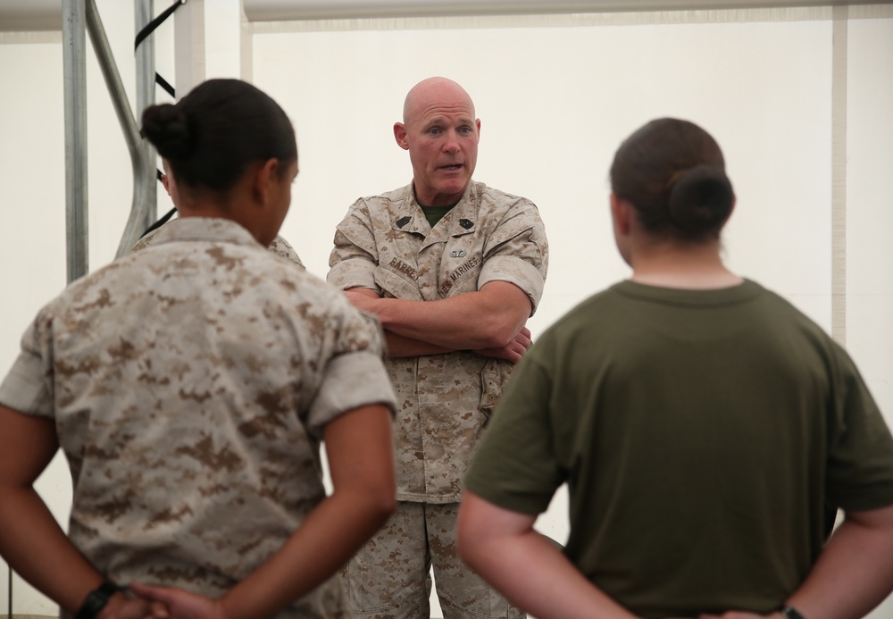 Integrated Task Force welcomes Sergeant Major of the Marine Corps