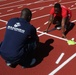 Marines practice track in preparation for 2014 Warrior Games