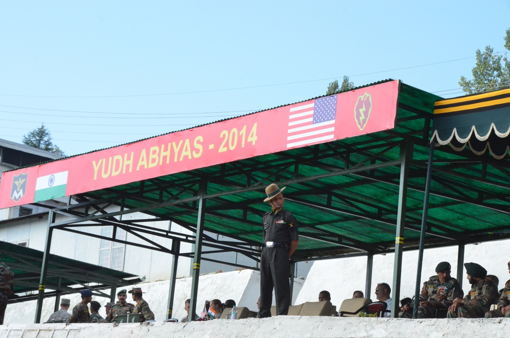 California National Guard soldiers train at Yudh Abhyas 2014