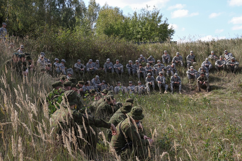 Sky Soldiers train with Iron Wolf Brigade