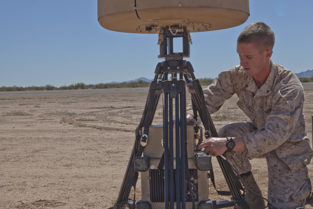 MMT Marines Prepare Runway for C-130 Touch and Take Off Exercise