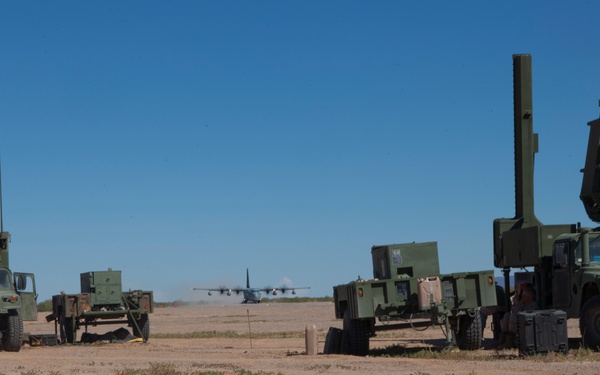 MMT Marines Prepare Runway for C-130 Touch and Take Off Exercise