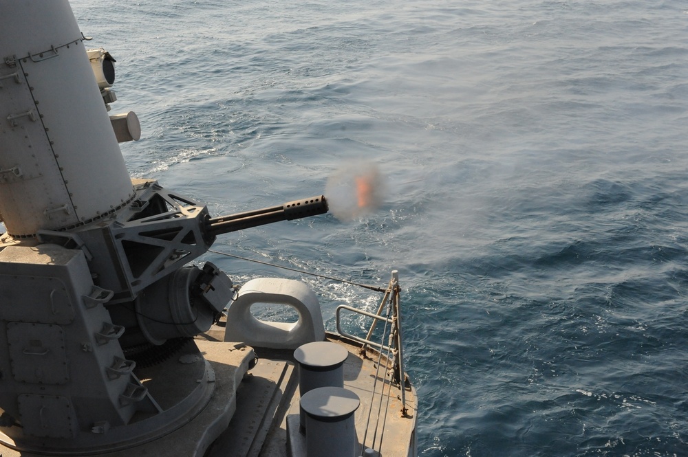 Close-in weapons system live-fire test