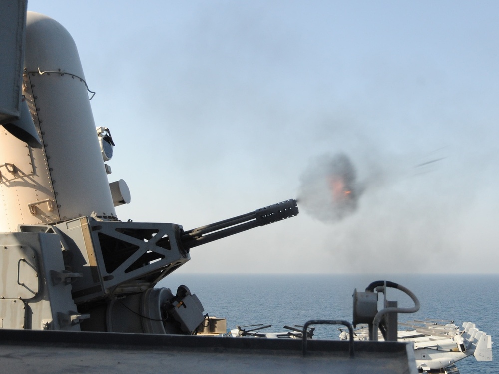 Close-in weapons system live-fire test