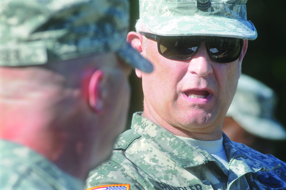 NCO business:  Sergeant Major of the Army visits Fort Lee
