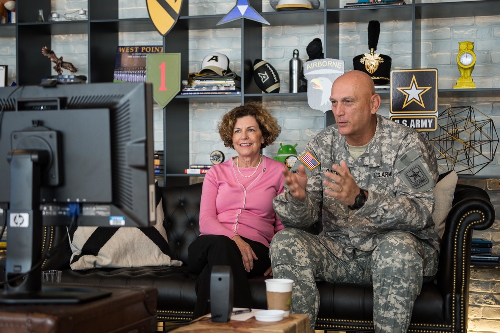 Google Hangout with the US Army Chief of Staff